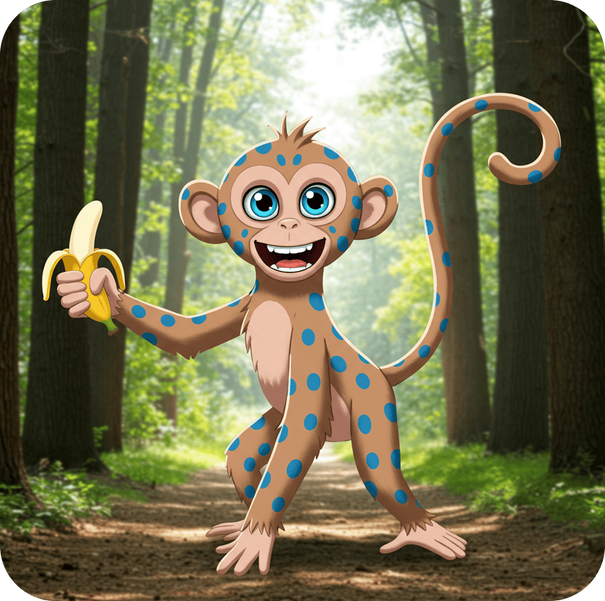 The-Blue-Spotted-Monkey